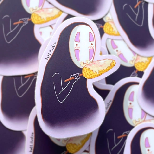 Vinyl Sticker "Sin Cara Elote"