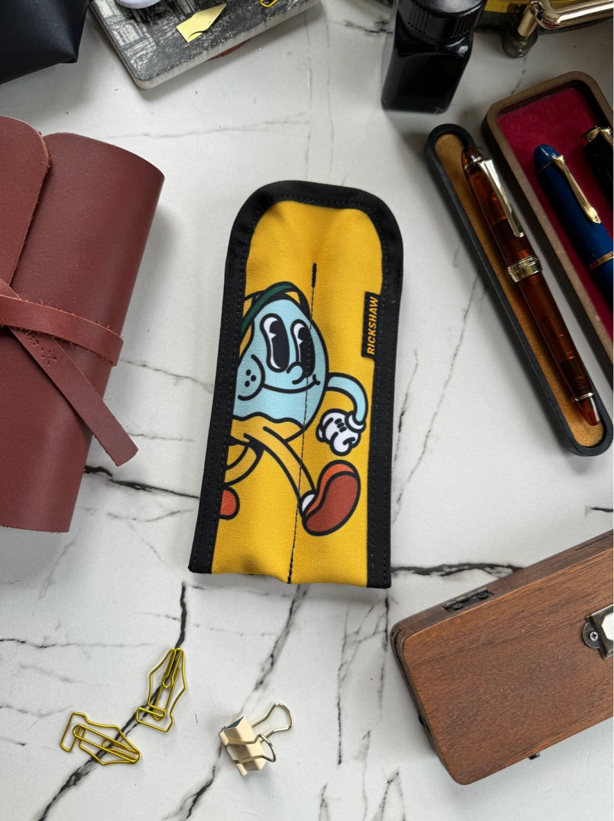 Amarillo Stationery Rickshaw 2-Pen Coozy