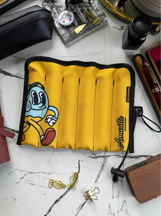 Amarillo Stationery Rickshaw 6-Pen Coozy Roll
