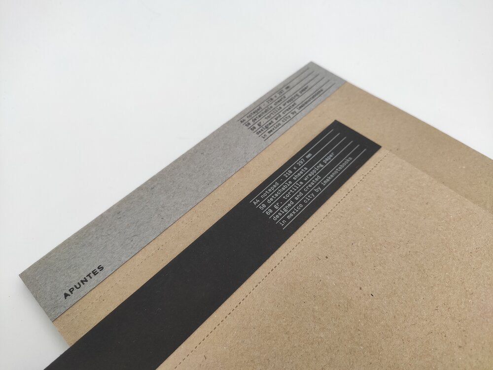 Tortilla Wrapping Kraft Paper A4 Notepad