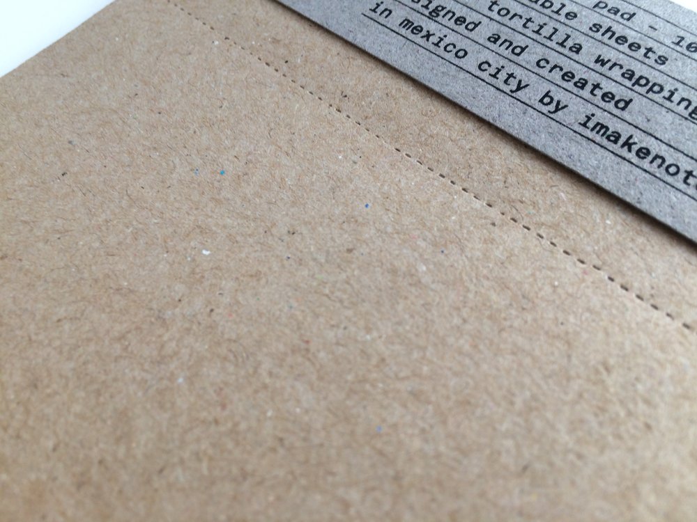 Tortilla Wrapping Kraft Paper A4 Notepad