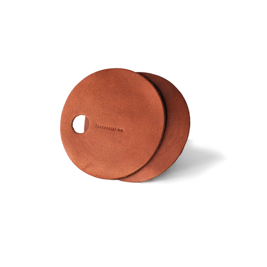 Lo Esencial - Leather Coasters