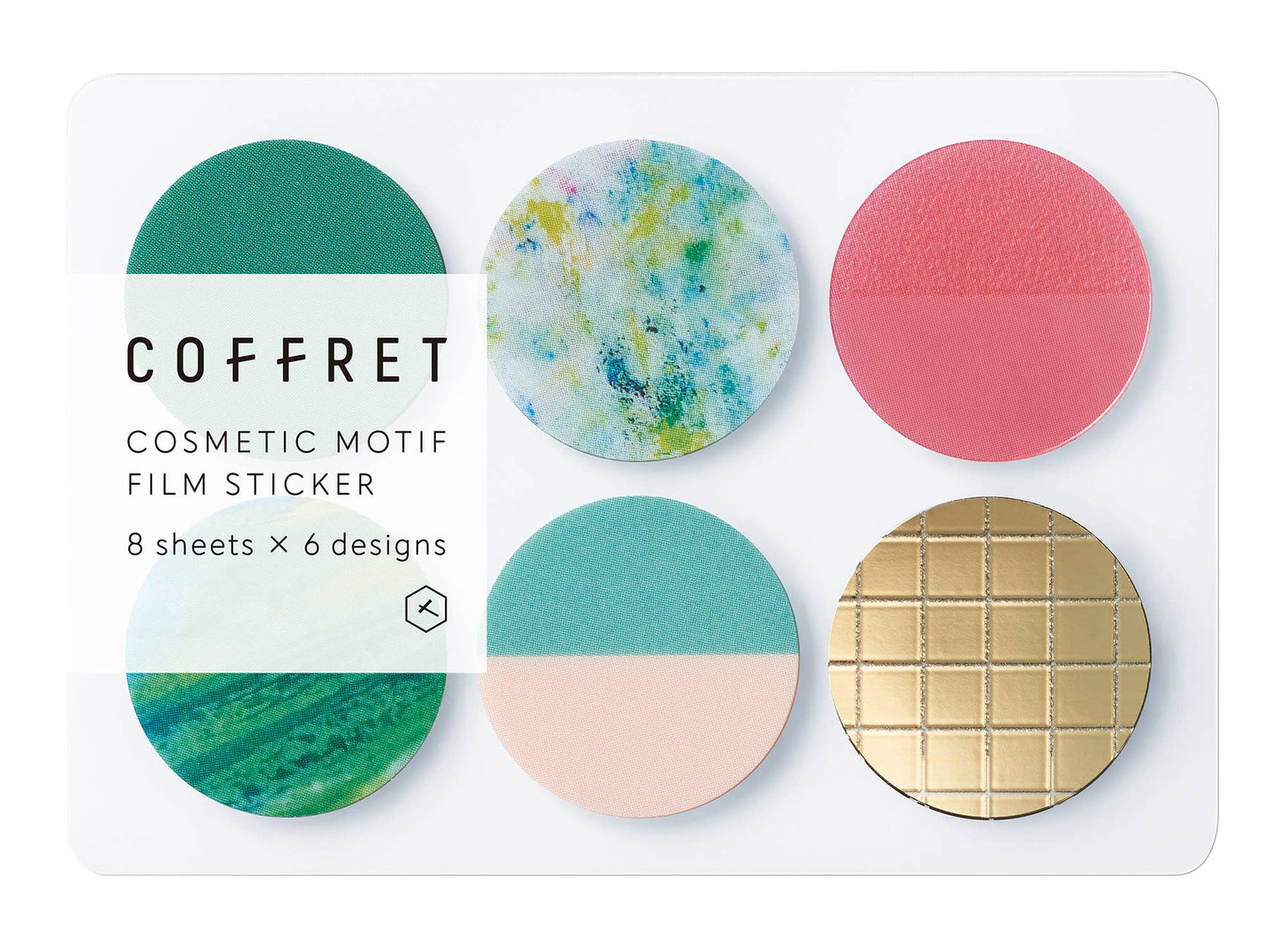 "COFFRET" CIRCLE Decoration Sticker