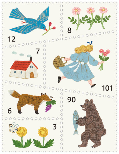KITTA Portable Washi Decorative Tape -Stamp style-