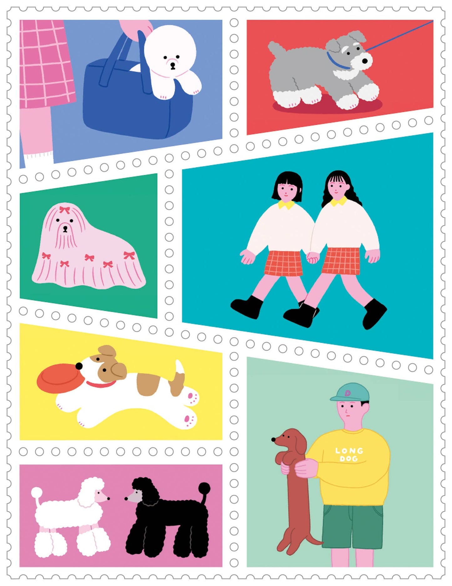 KITTA Portable Washi Decorative Tape -Stamp style-