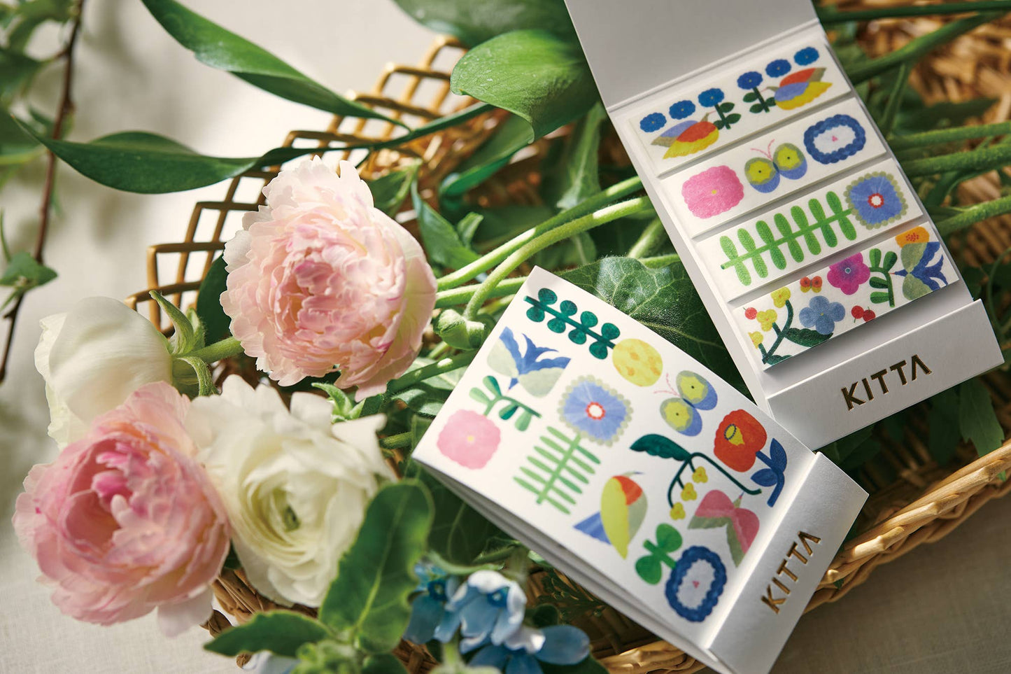 KITTA Portable Washi Decorative Tape -Stamp style Clear -