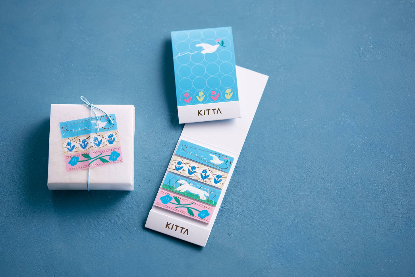 KITTA Portable Washi Decorative Tape -Stamp style Clear -