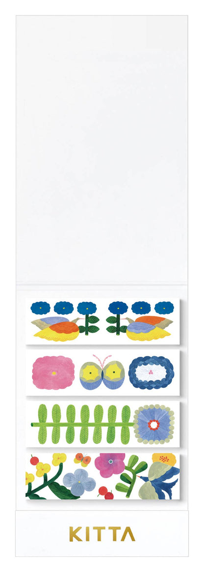 KITTA Portable Washi Decorative Tape -Stamp style Clear -