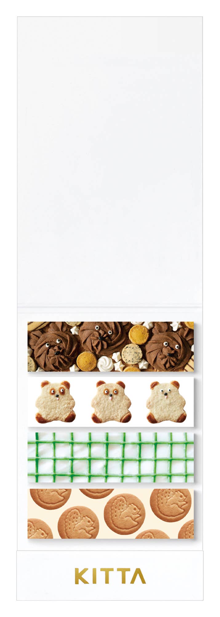 KITTA Portable Washi Decorative Tape -Stamp style Clear -
