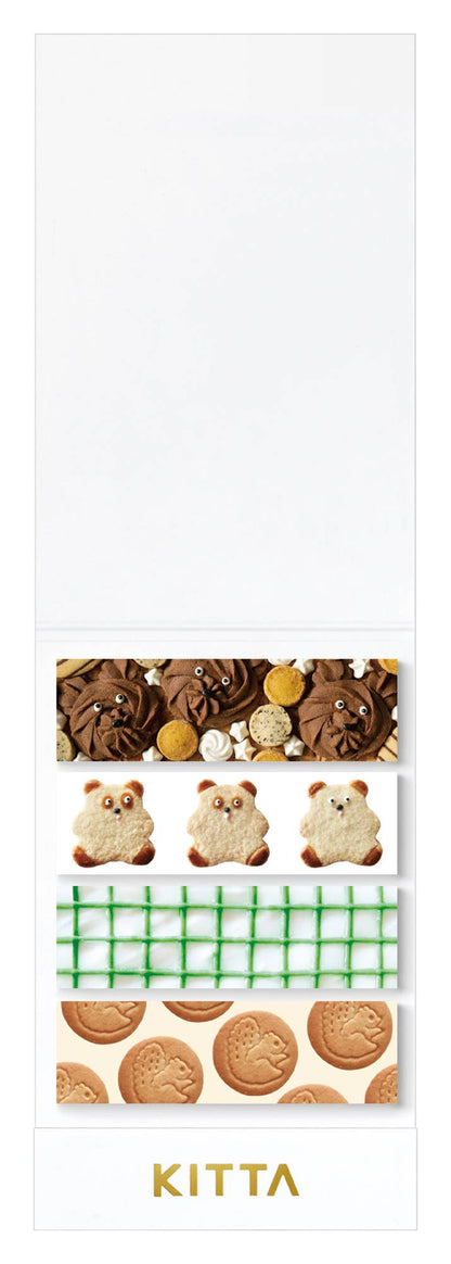 KITTA Portable Washi Decorative Tape -Stamp style Clear -