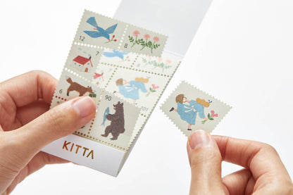 KITTA Portable Washi Decorative Tape -Stamp style-