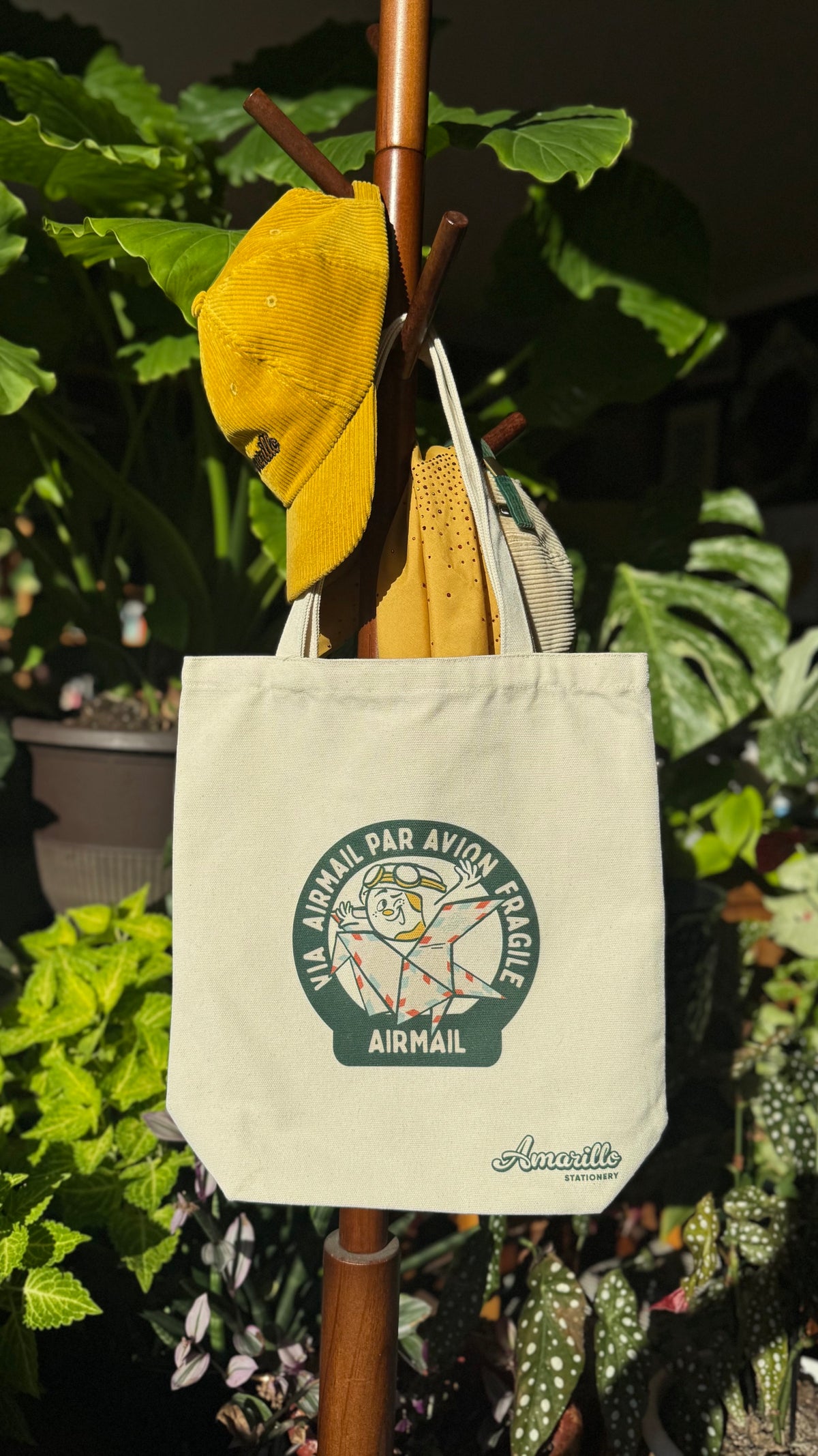Airmail - Amarillo Stationery Canvas Tote Bag