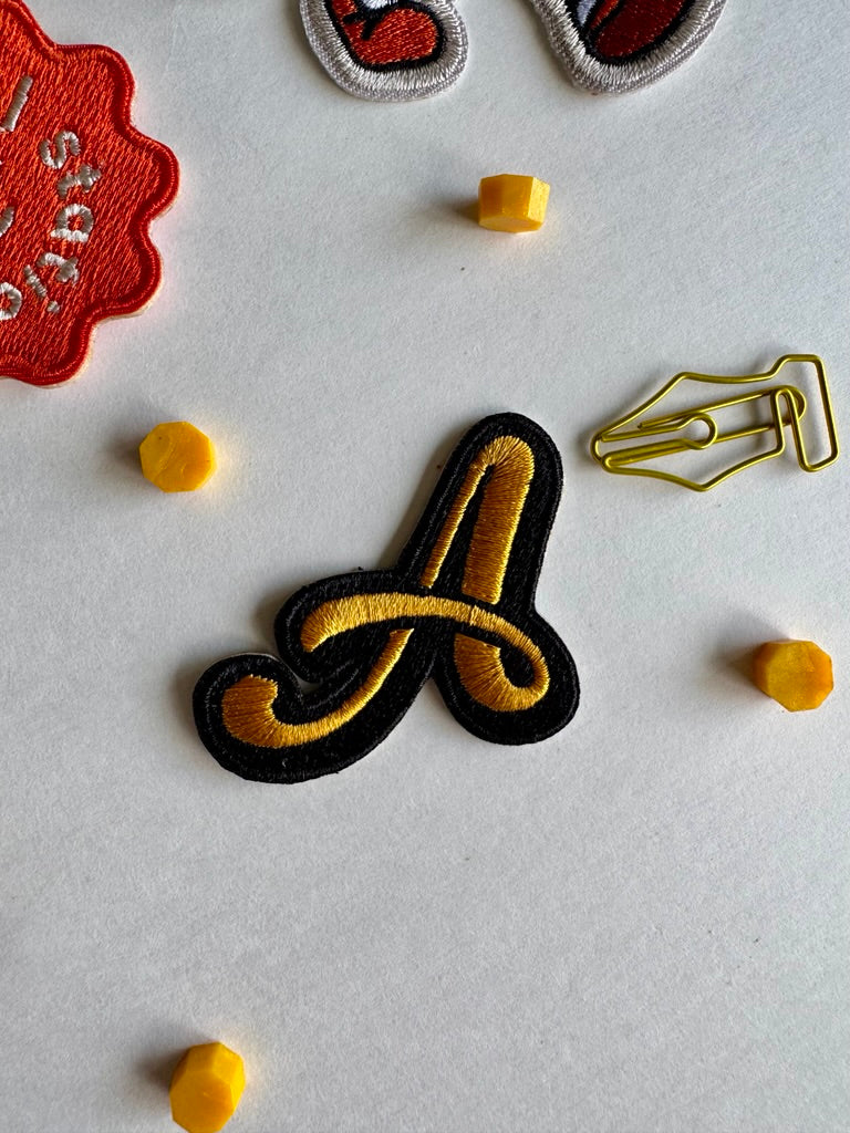 Amarillo Stationery Embroidered Badge Patches