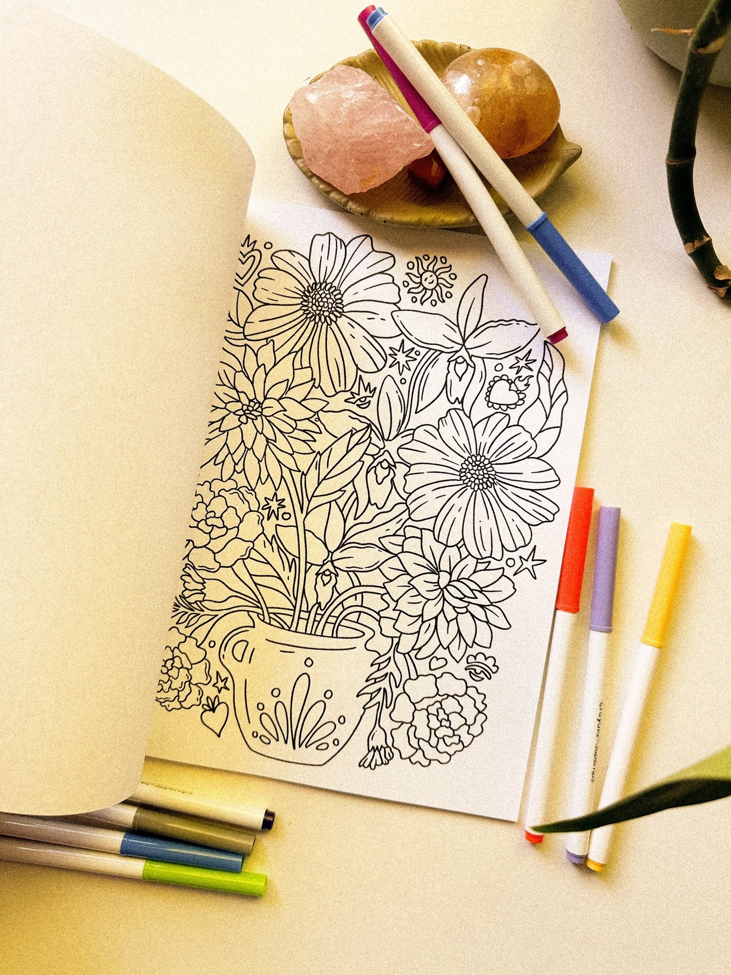 Forever in Bloom Coloring Book