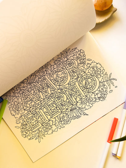 Forever in Bloom Coloring Book