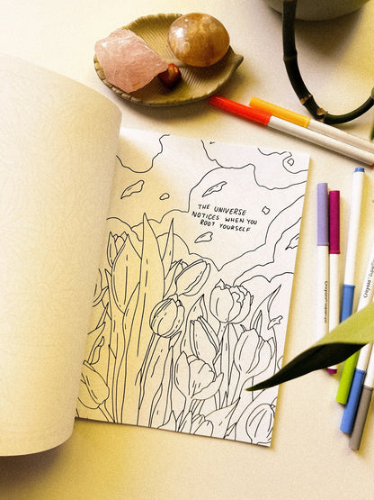 Forever in Bloom Coloring Book