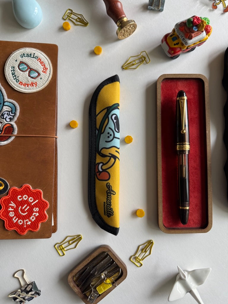 Amarillo Stationery Rickshaw Solo Pen Sleeve