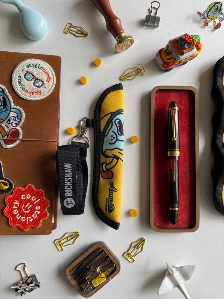 Amarillo Stationery Rickshaw Solo Pen Sleeve Lanyard