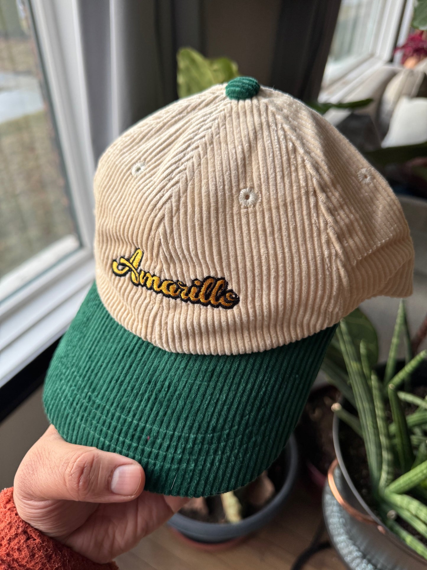 Amarillo Stationery Corduroy Hat