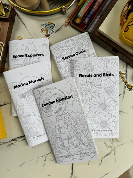 Amarillo Stationery Coloring Book