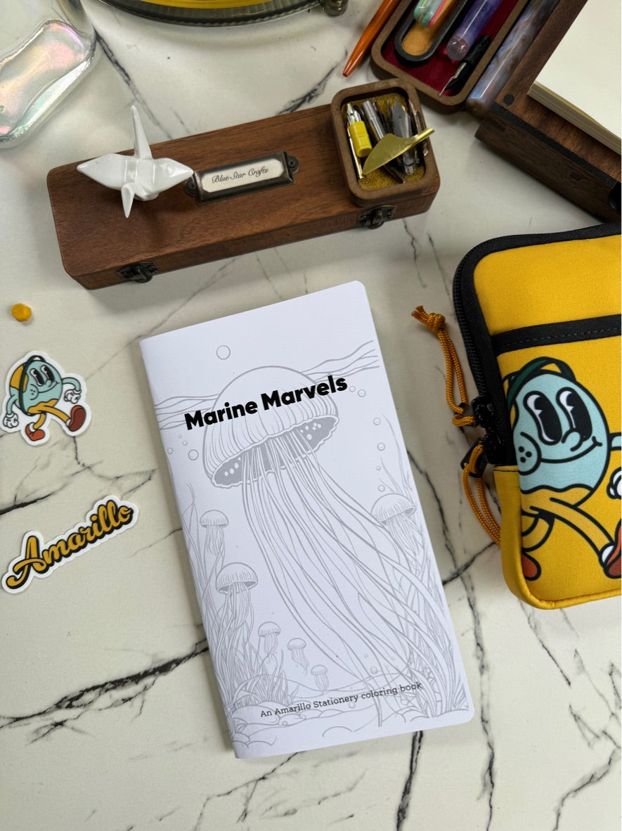 Amarillo Stationery Coloring Book