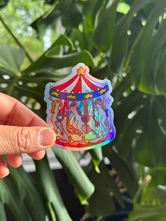 Holographic Sticker "Carrusel"