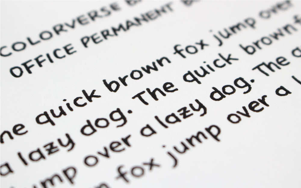 Colorverse Office Series - Permanent Black