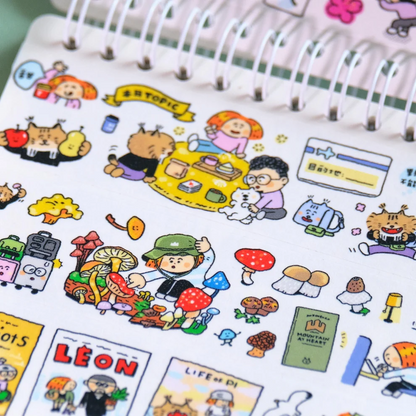 Camping Trip Washi Tape: Kawaii Planner Washi