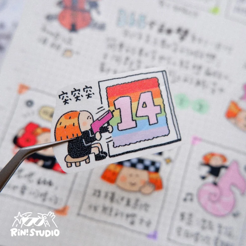 Day Dream Washi Tape: RiN Studio Kawaii Journaling Tape