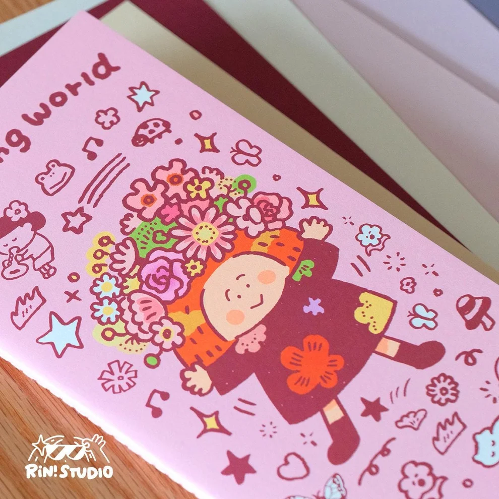 Traveler's Notebook Refill | Color Inner Pages TN Insert | RiN! Studio
