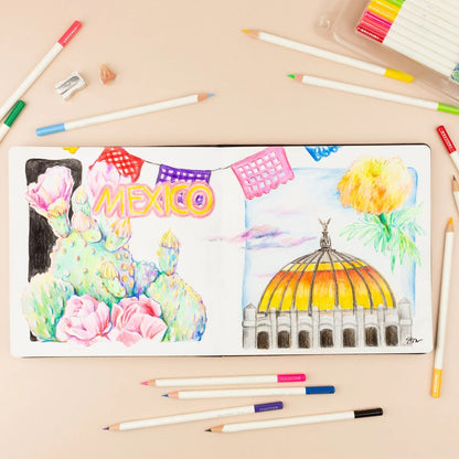 Irojiten Colored Pencil Set, Vivid