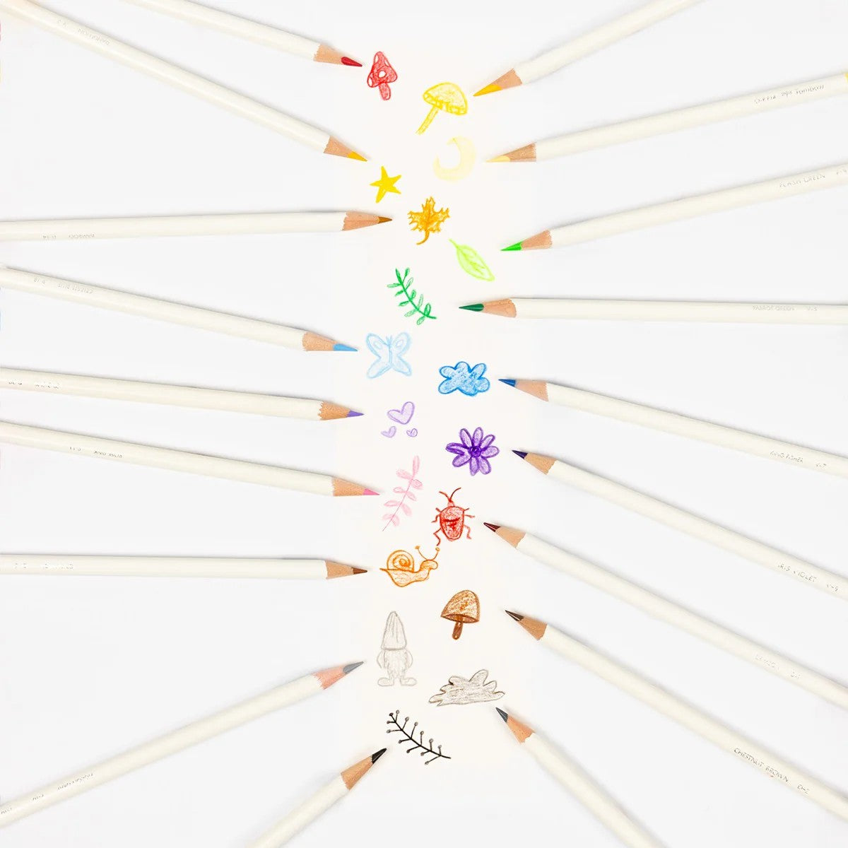 Irojiten Colored Pencils Desk Cup, Cottage