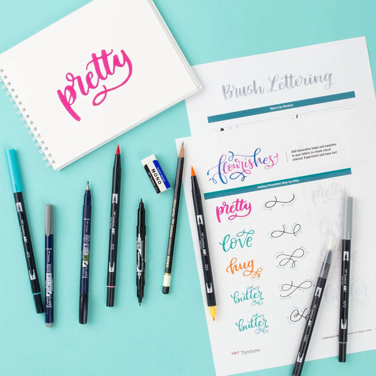 Lettering in Color Set