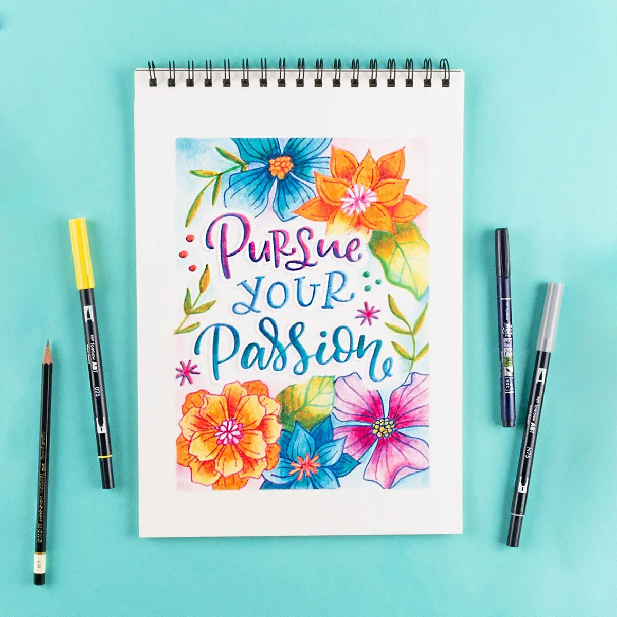 Lettering in Color Set
