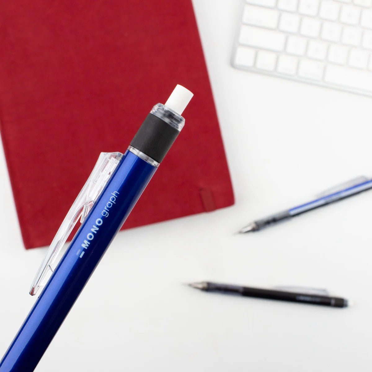 MONO Graph Mechanical Pencil, Blue, Refillable, 0.5mm