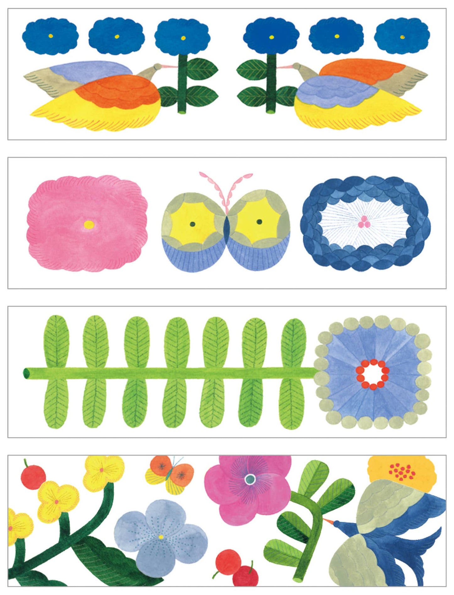 KITTA Portable Washi Decorative Tape -Stamp style Clear -